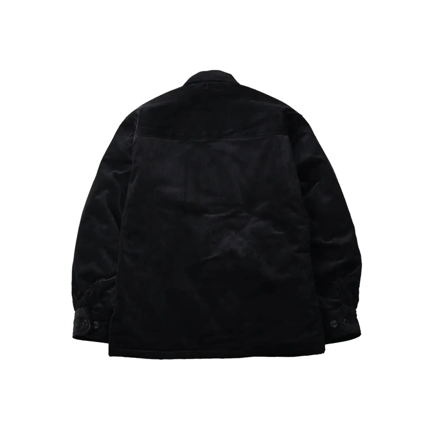 The Flat Head FN-OJ-C013 Corduroy Shirt Jacket Black