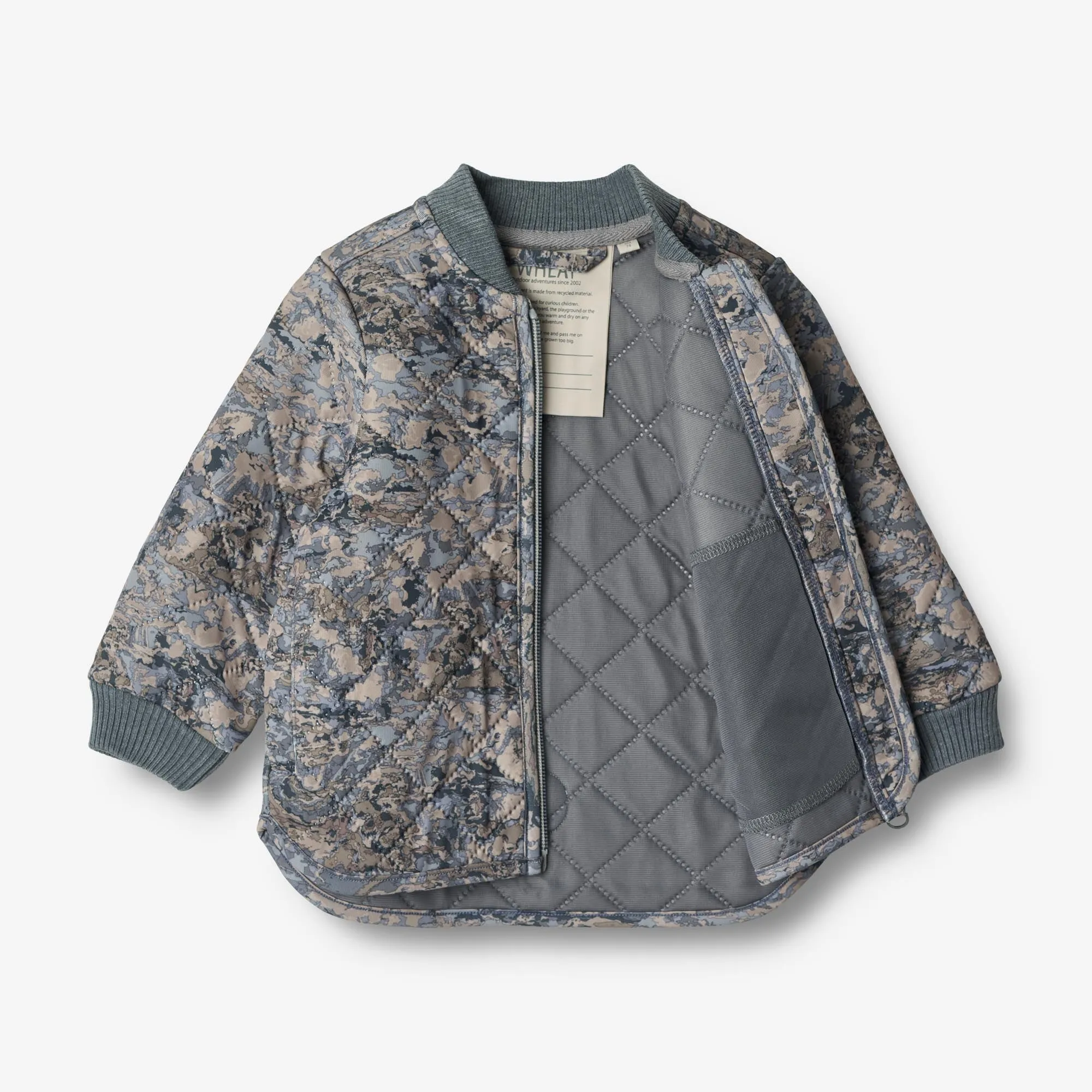 Thermo Jacket Loui | Baby - rainy blue clouds