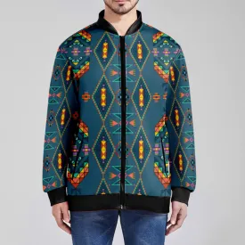 Travois Tipi Deep Lake Zippered Collared Lightweight Jacket