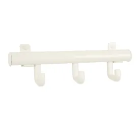 V-Part Coat Rack with 3 Hooks Techno 3 White