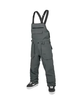 Volcom Men's Roan Bib Pant Charcoal 2025