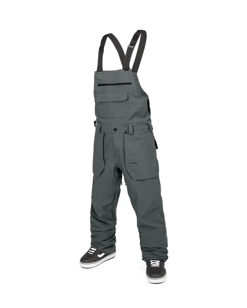 Volcom Men's Roan Bib Pant Charcoal 2025