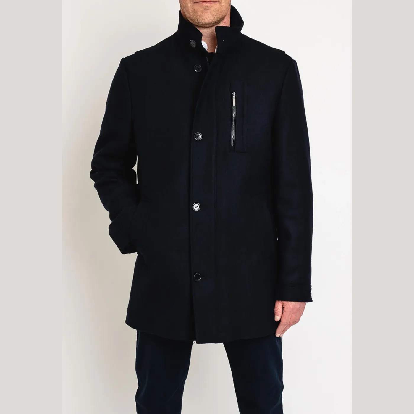 White Label "Mason" Wool Coat