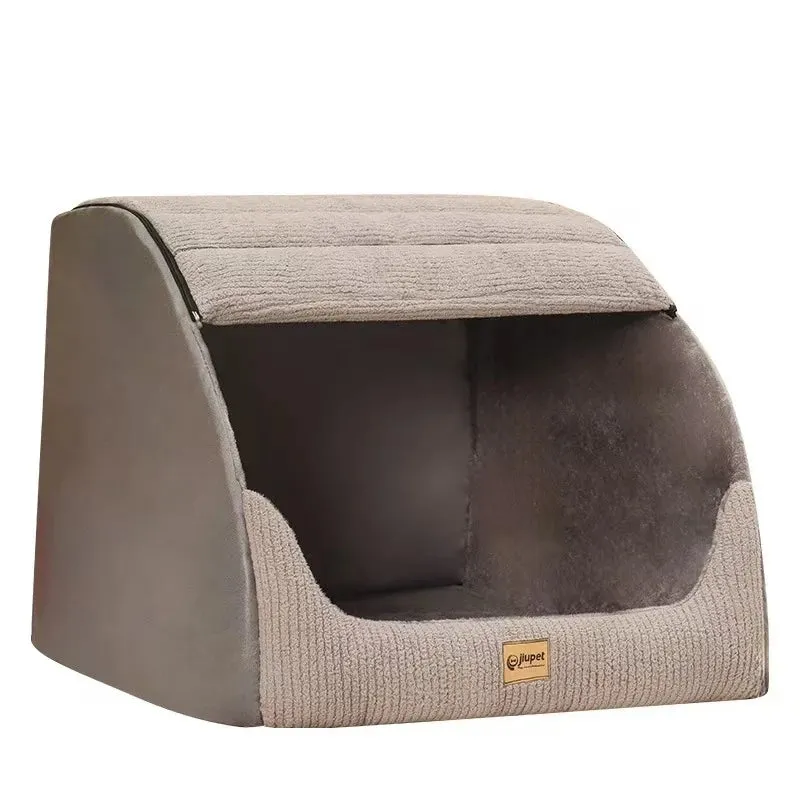 Winter Warm Dog Kennel Bed – Cozy & Comfortable for Pets