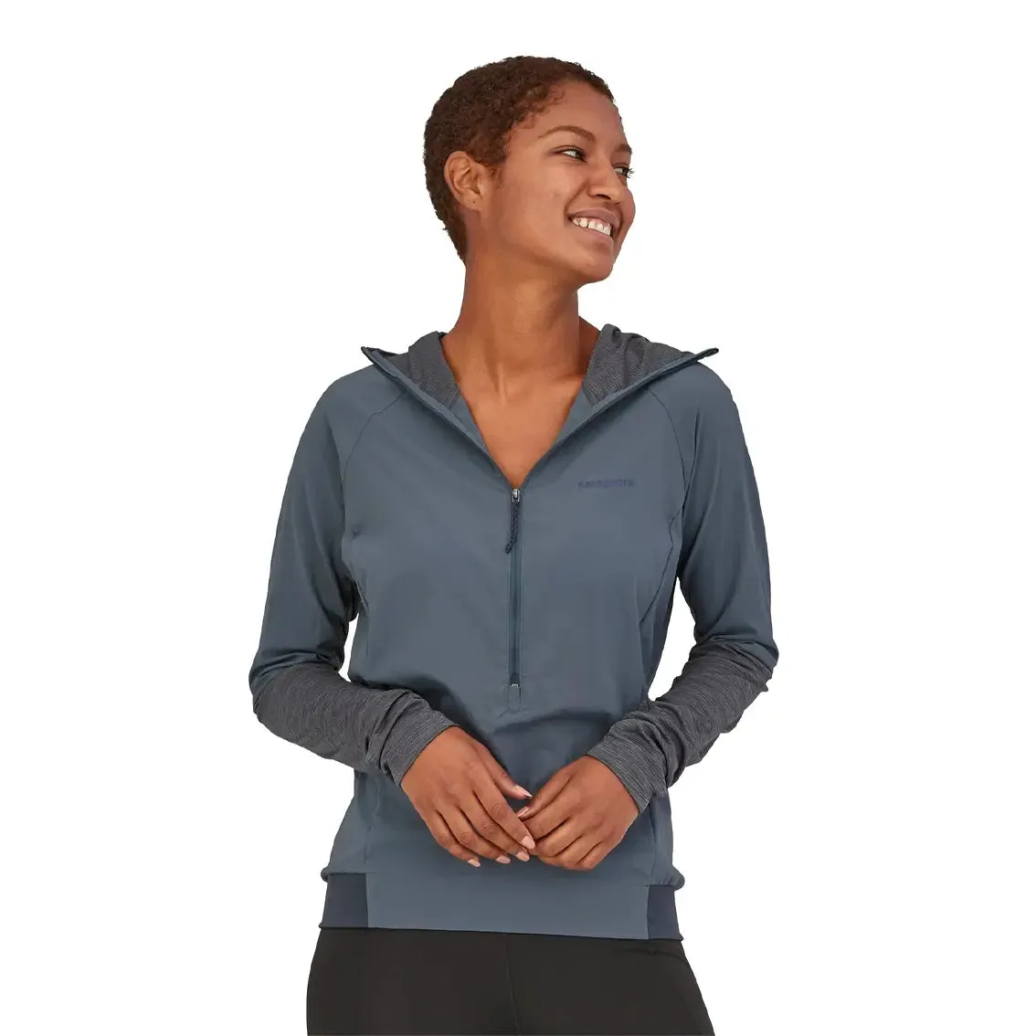 Womens Patagonia Airshed Pro Pullover - Plume Grey