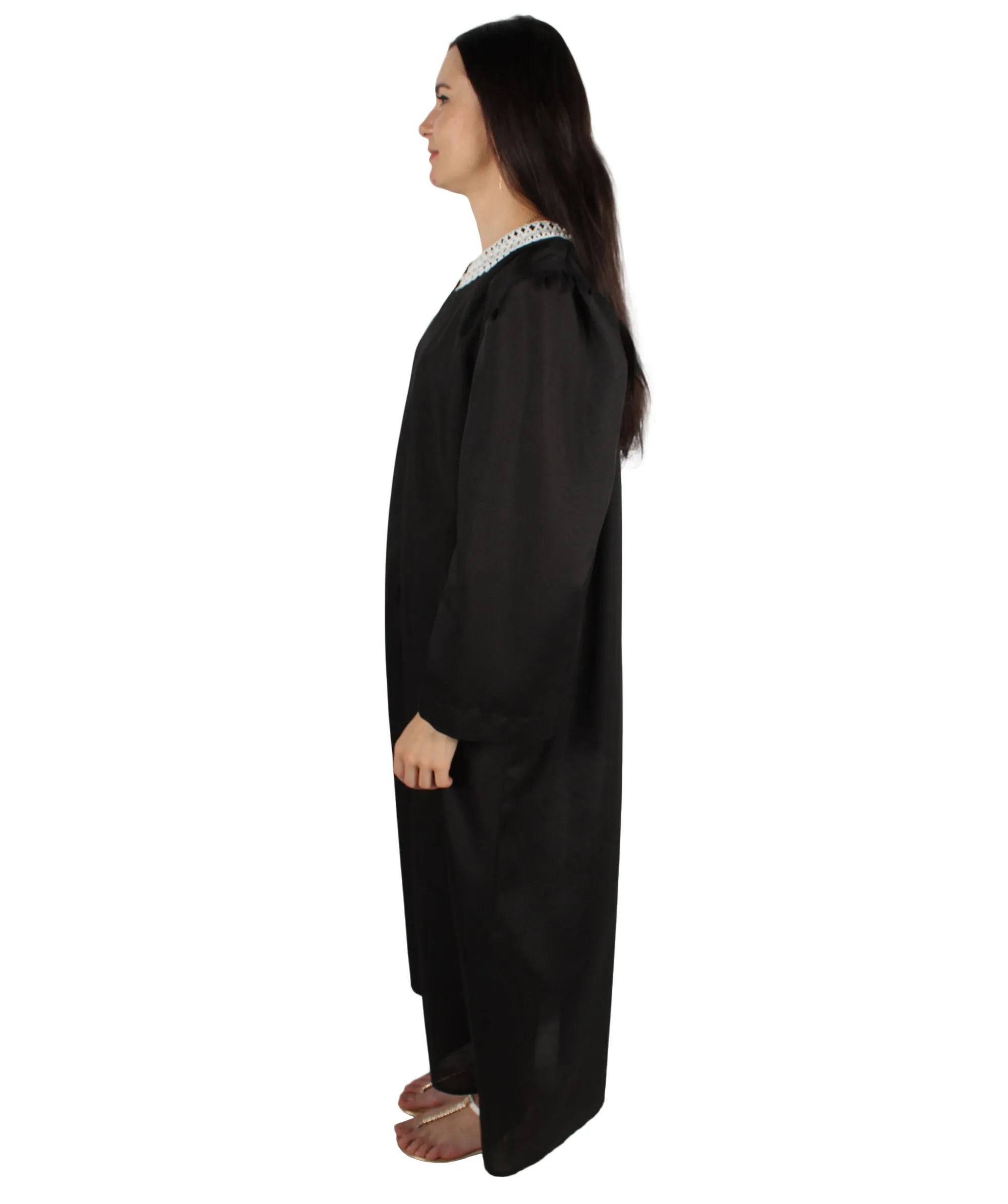 Women’s Supreme Court judge costume| Best For Halloween| Flame-retardant Synthetic Materials