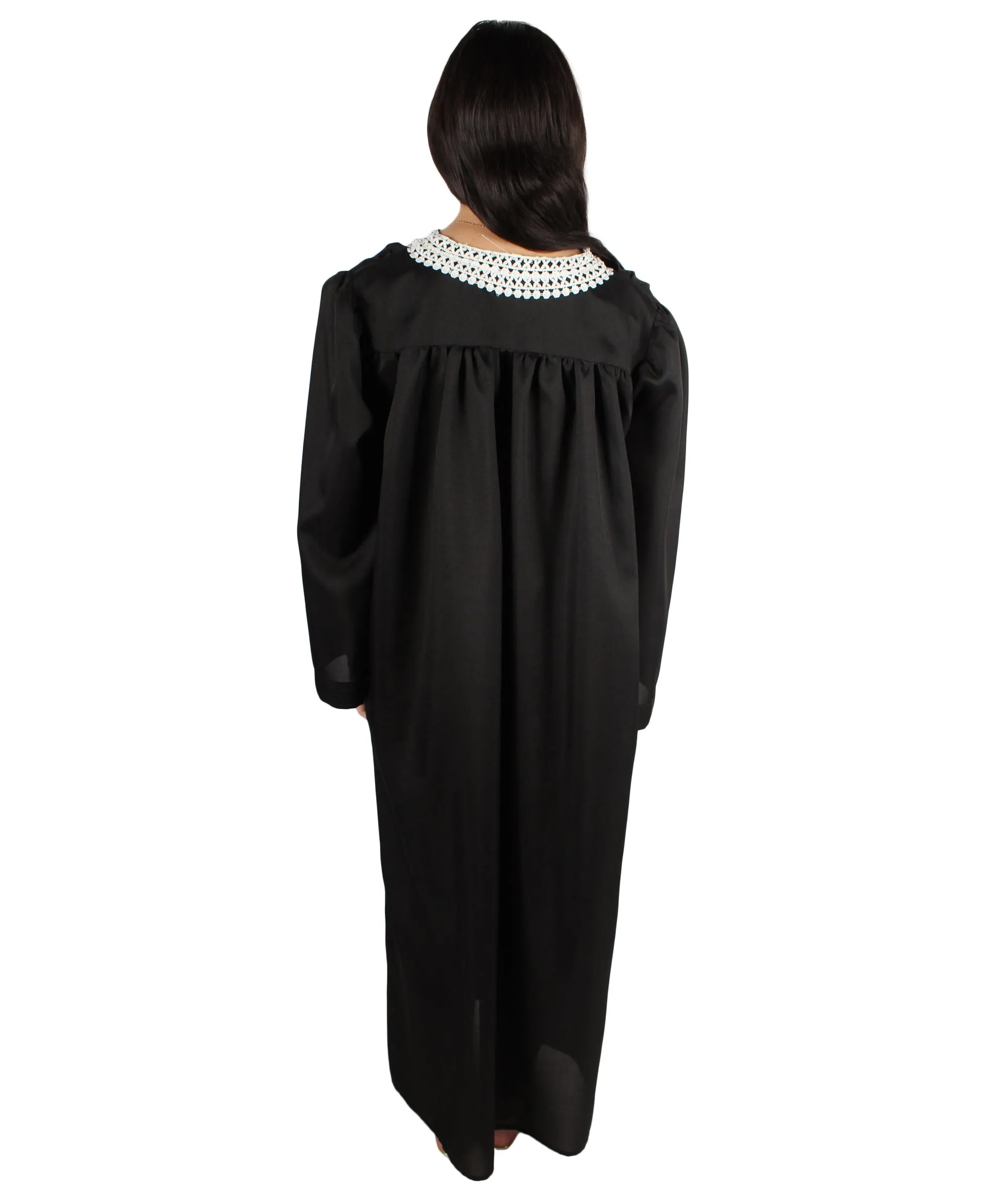 Women’s Supreme Court judge costume| Best For Halloween| Flame-retardant Synthetic Materials