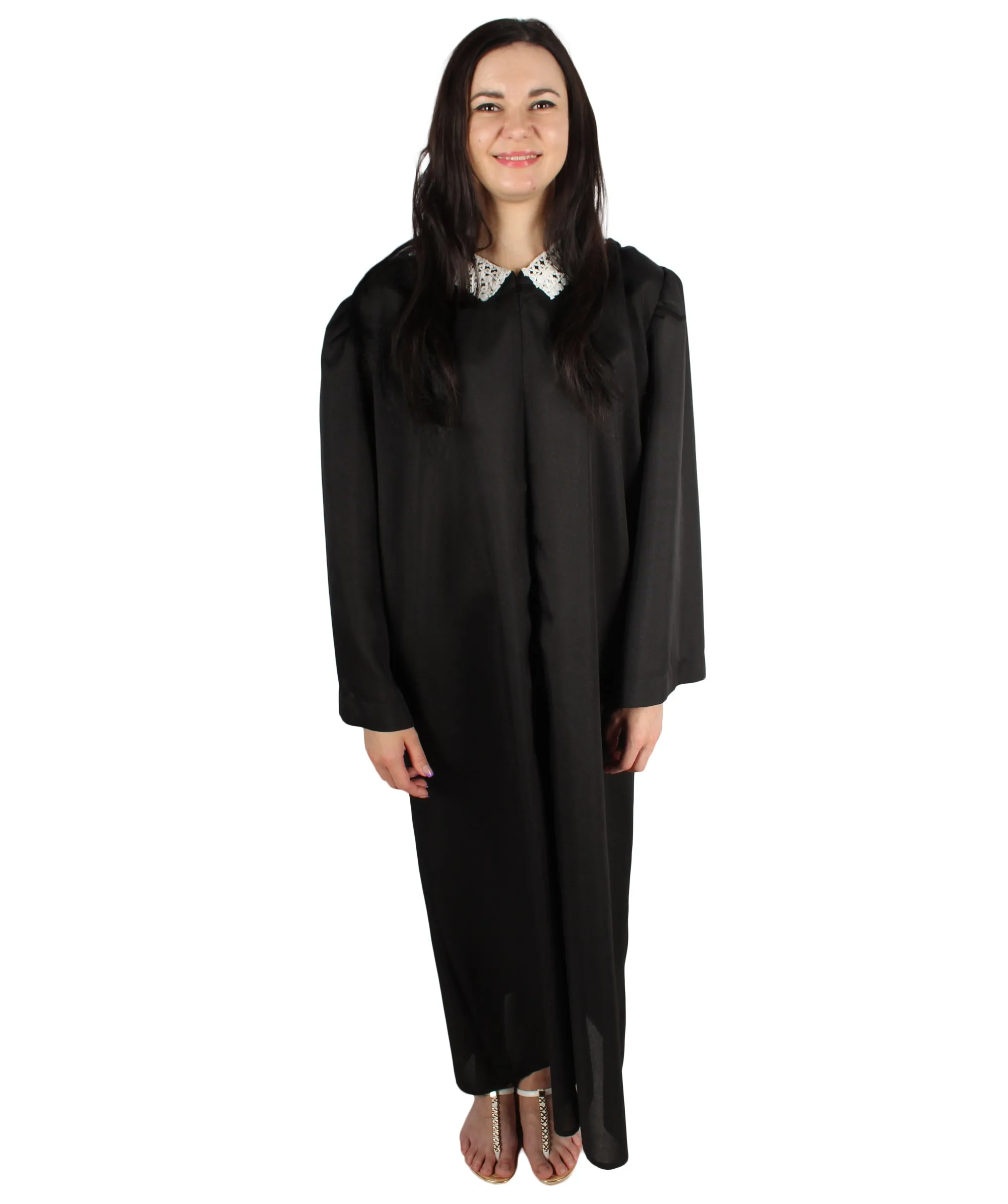 Women’s Supreme Court judge costume| Best For Halloween| Flame-retardant Synthetic Materials