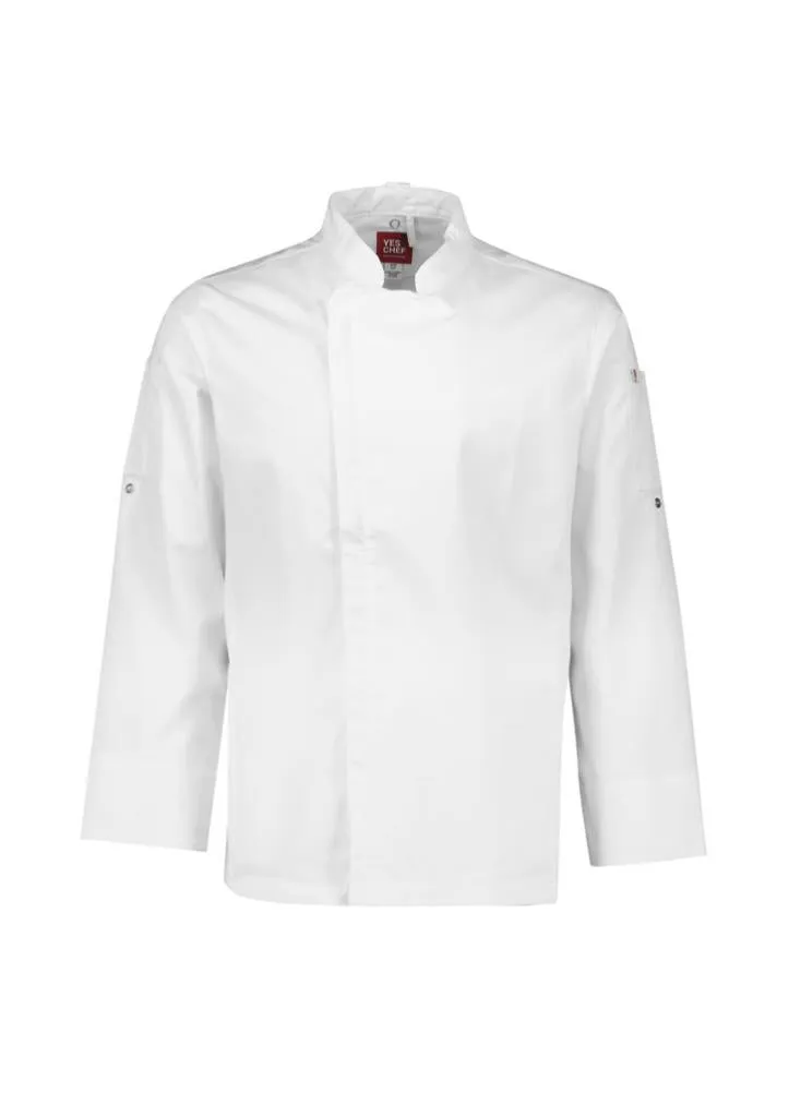 Yes!Chef CH330ML Mens Alfresco L/S Chef Jacket