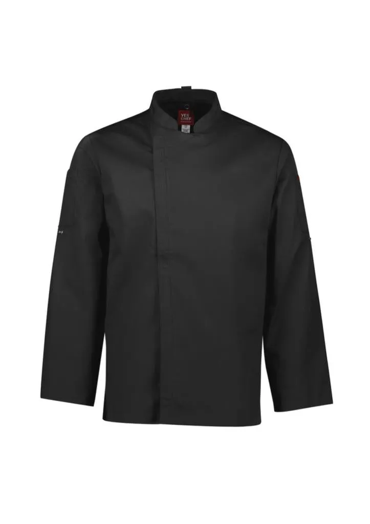 Yes!Chef CH330ML Mens Alfresco L/S Chef Jacket